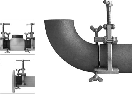 CENTROMAT Rohrschnellspanner Typ 1b, (Edelstahl) Größe A 20 - 90mm