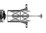 CENTROMAT Innenzentrier-Vorrichtung Typ 3b, (Edelstahl) Größe 1 54-140 mm