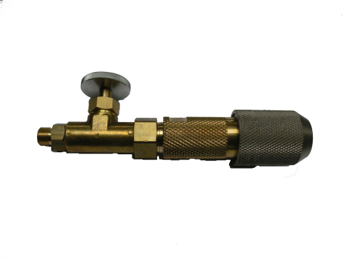 Brennrohrhalter Typ LK-5 3/8"  metalldichtend,  Einstellventil, 1/2", PN 40