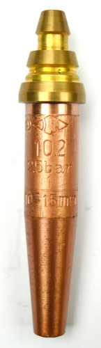 Schneiddüse, gasemischend Ac; Koike; 10-15 mm; Gr. 1Sauerstoff-Druck[bar]: 2,5