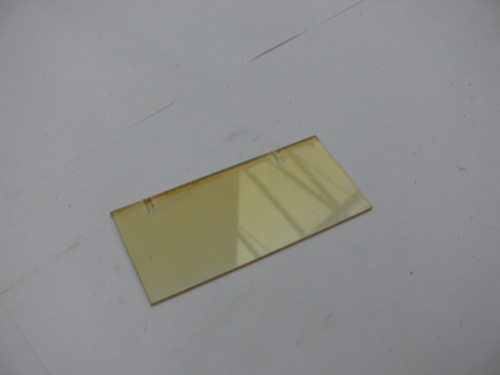 Deckgläser gelb beschichtet, spritzerabweisend 51x108 mm