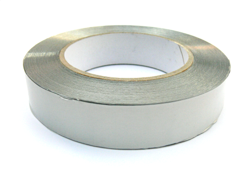 Aluminium - Abdeckband, selbstklebend; hitzebeständig, 50 m lang x 30 mm breit